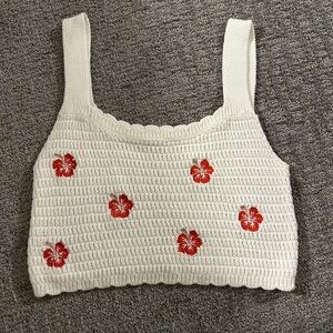 Target Wild Fable Hibiscus Knit Tanktop